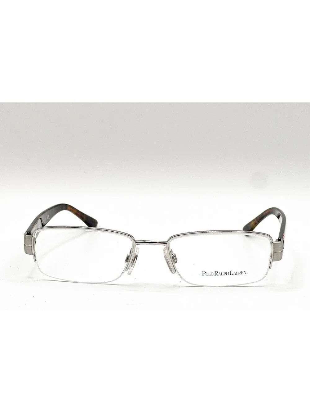 Polo Ralph Lauren 1115 9001 Black Half Rim Authentic Eyeglass Frames 52-17